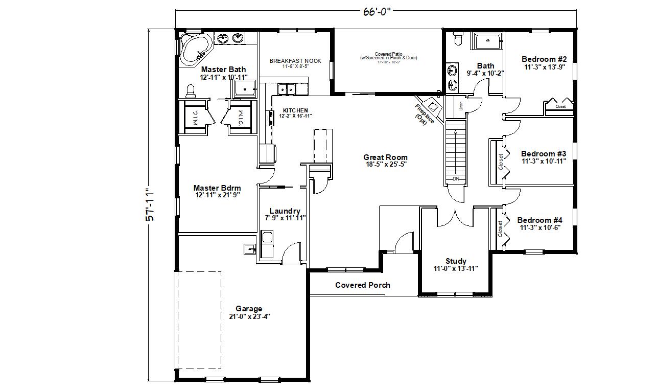 augusta floor plan blueprint