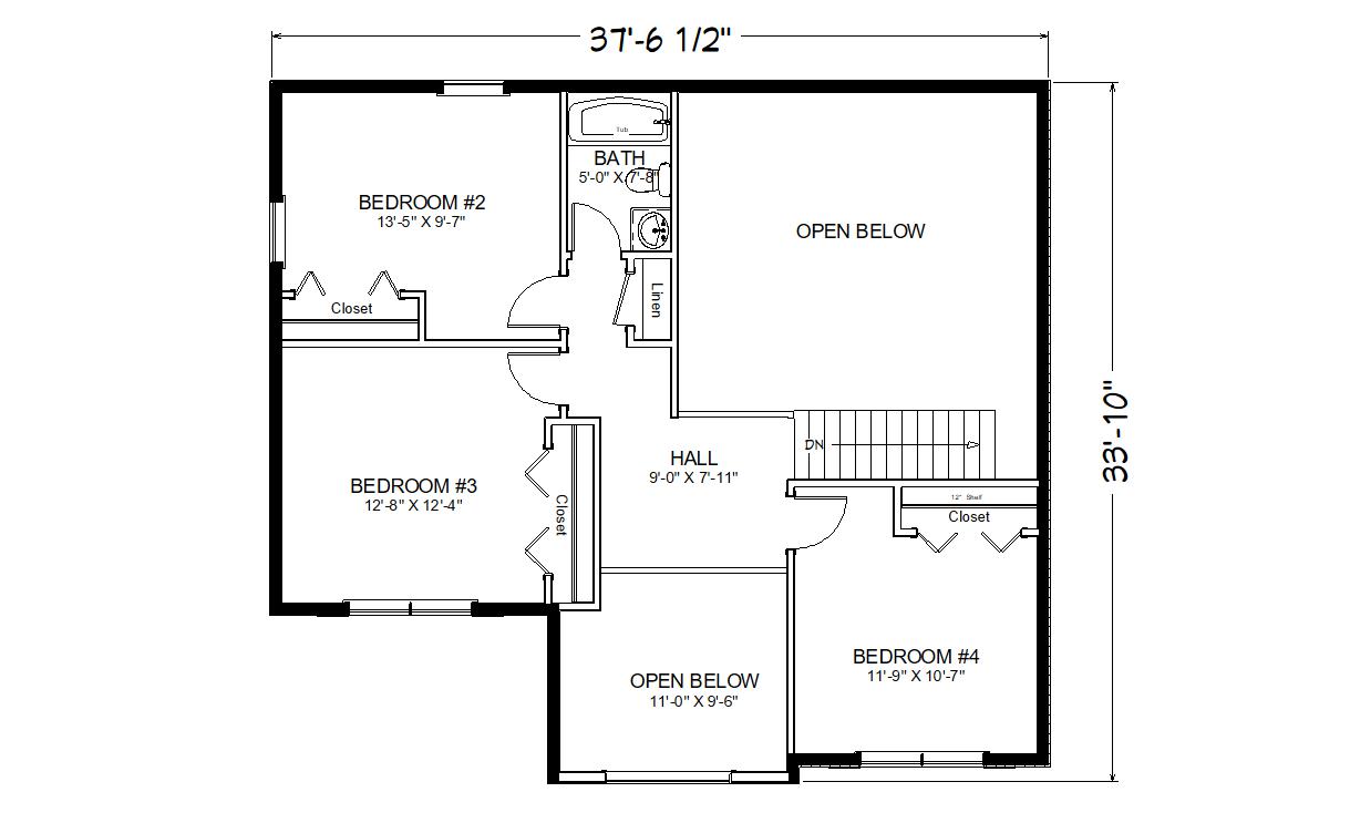 farmington floor plan second floor diagram