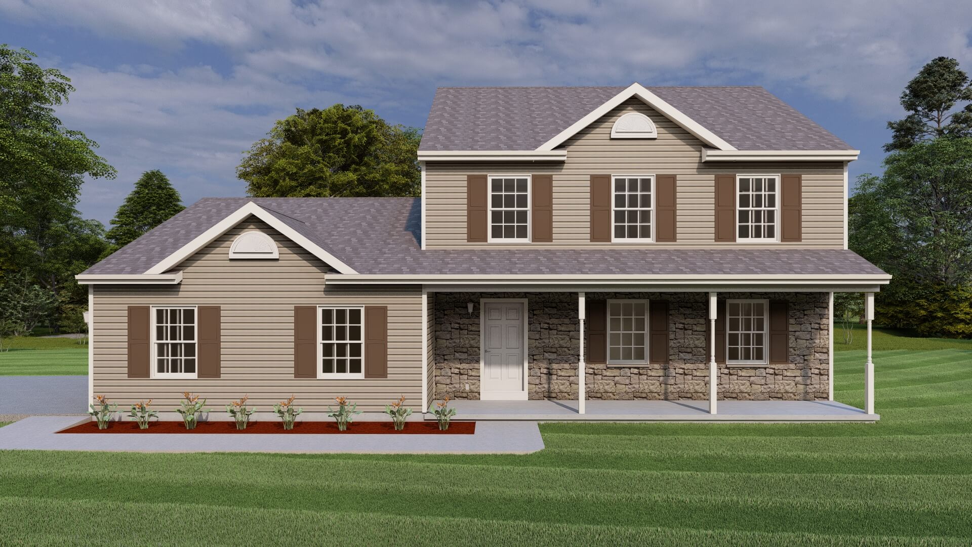 hadley floor plan 3d render