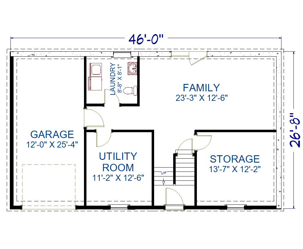 radcliff two floor plan