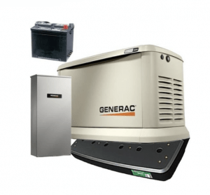 generac brand generator and accessiries to help power your home