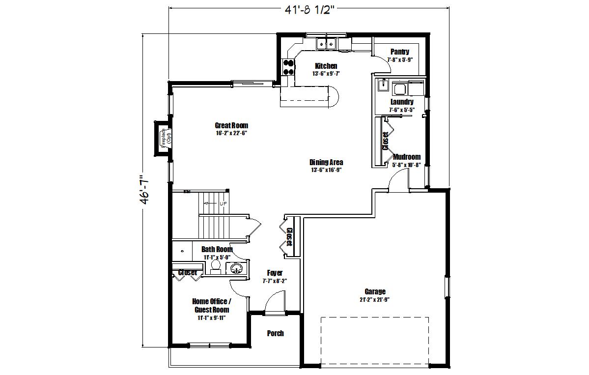 first floor layout harrington