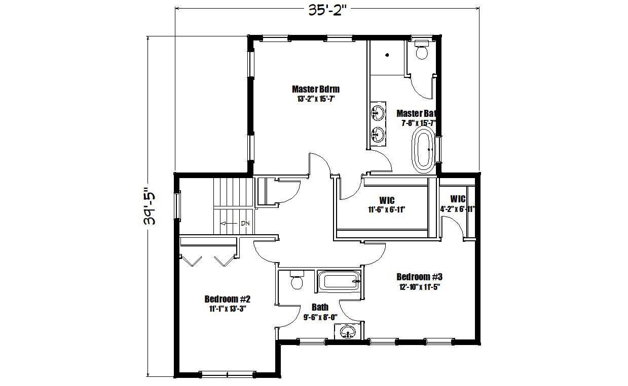 second floor layout harrington