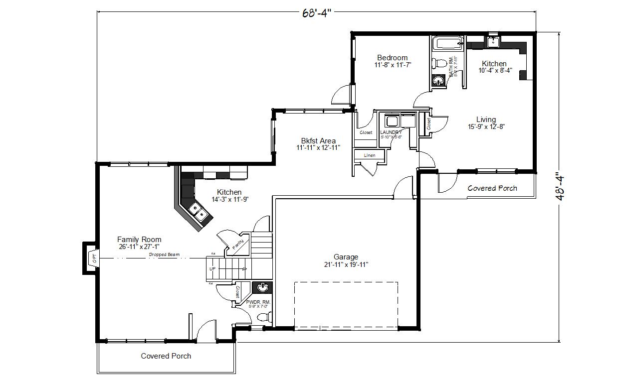 first floor plan for newfield