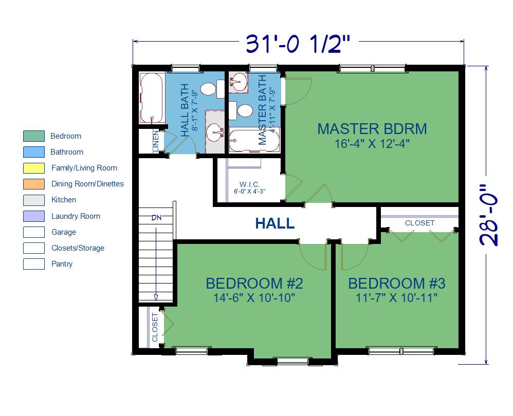 ellington second floor plan