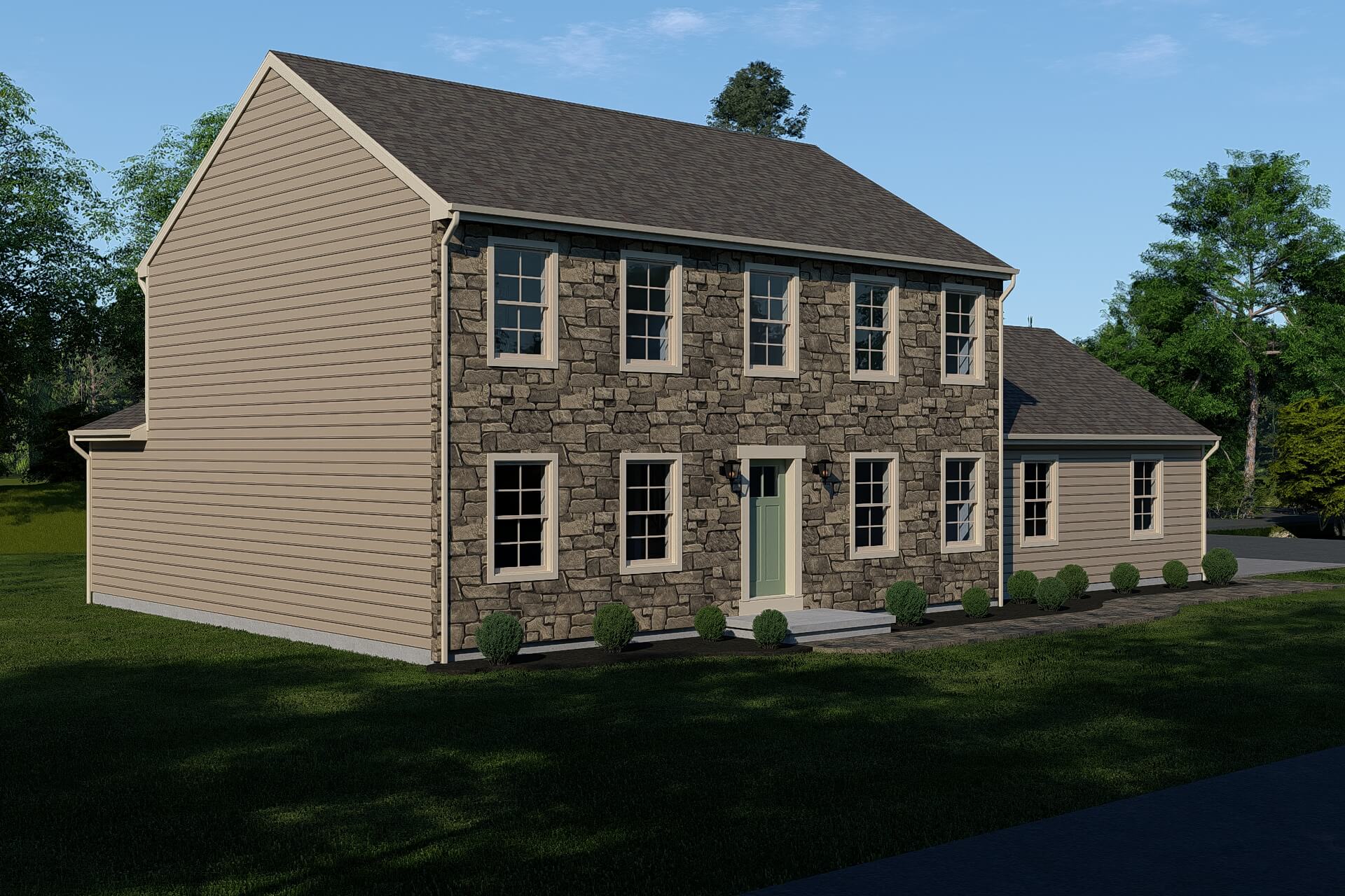 front left view hampton
