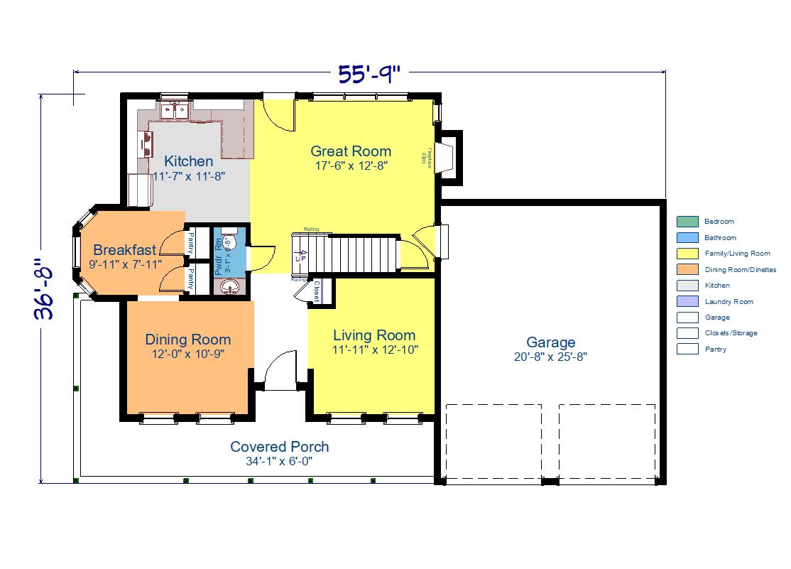 first floor jefferson 4 bedroom