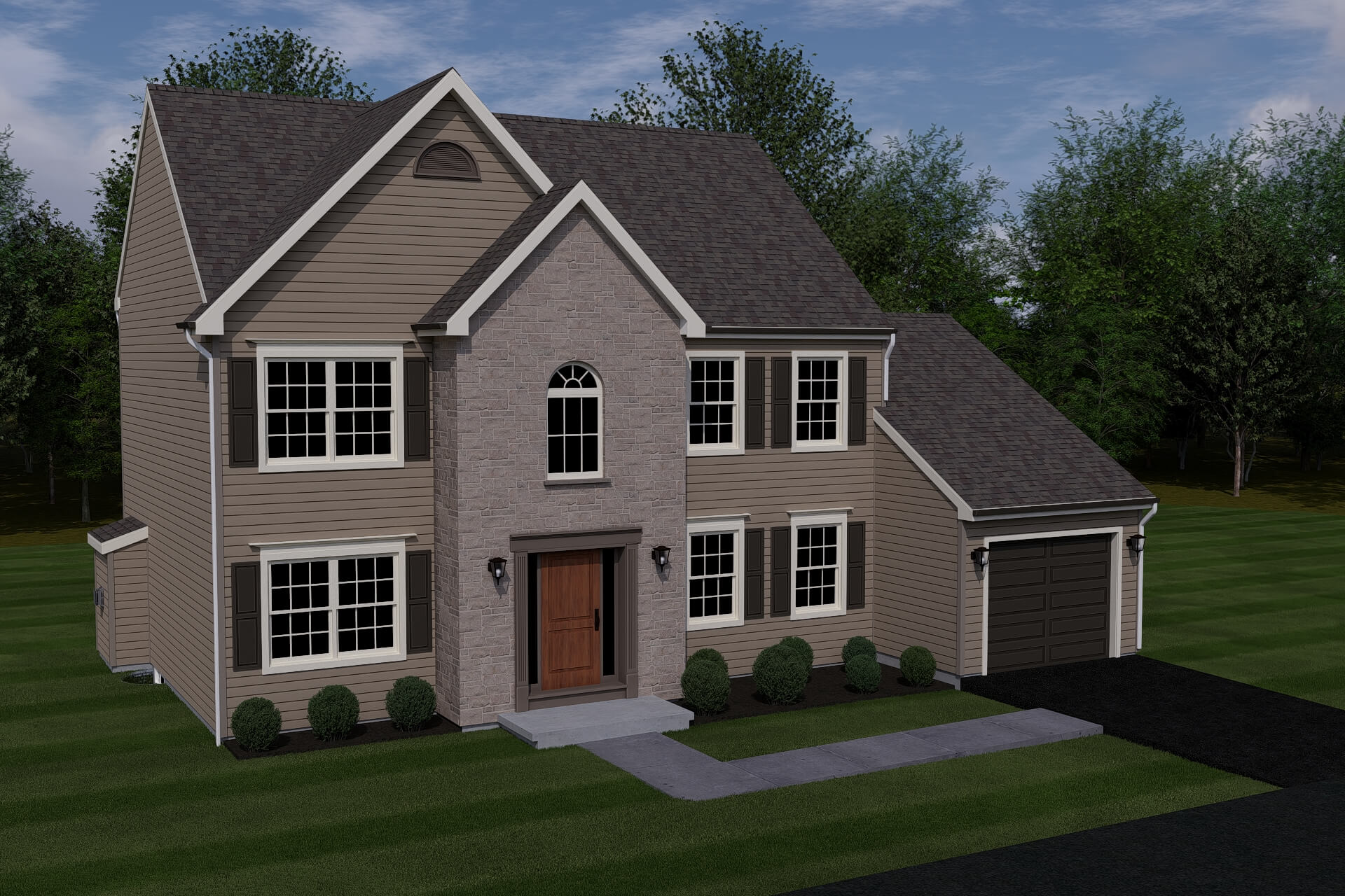 nottingham 3 floor plan aerial view