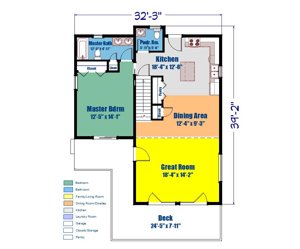 first floor plan for the woodstock