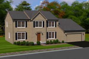 aerial view of the farmington 2 house