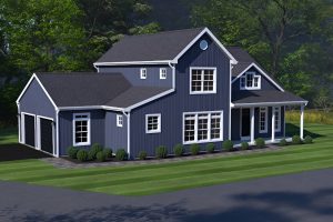 magnolia home aerial view