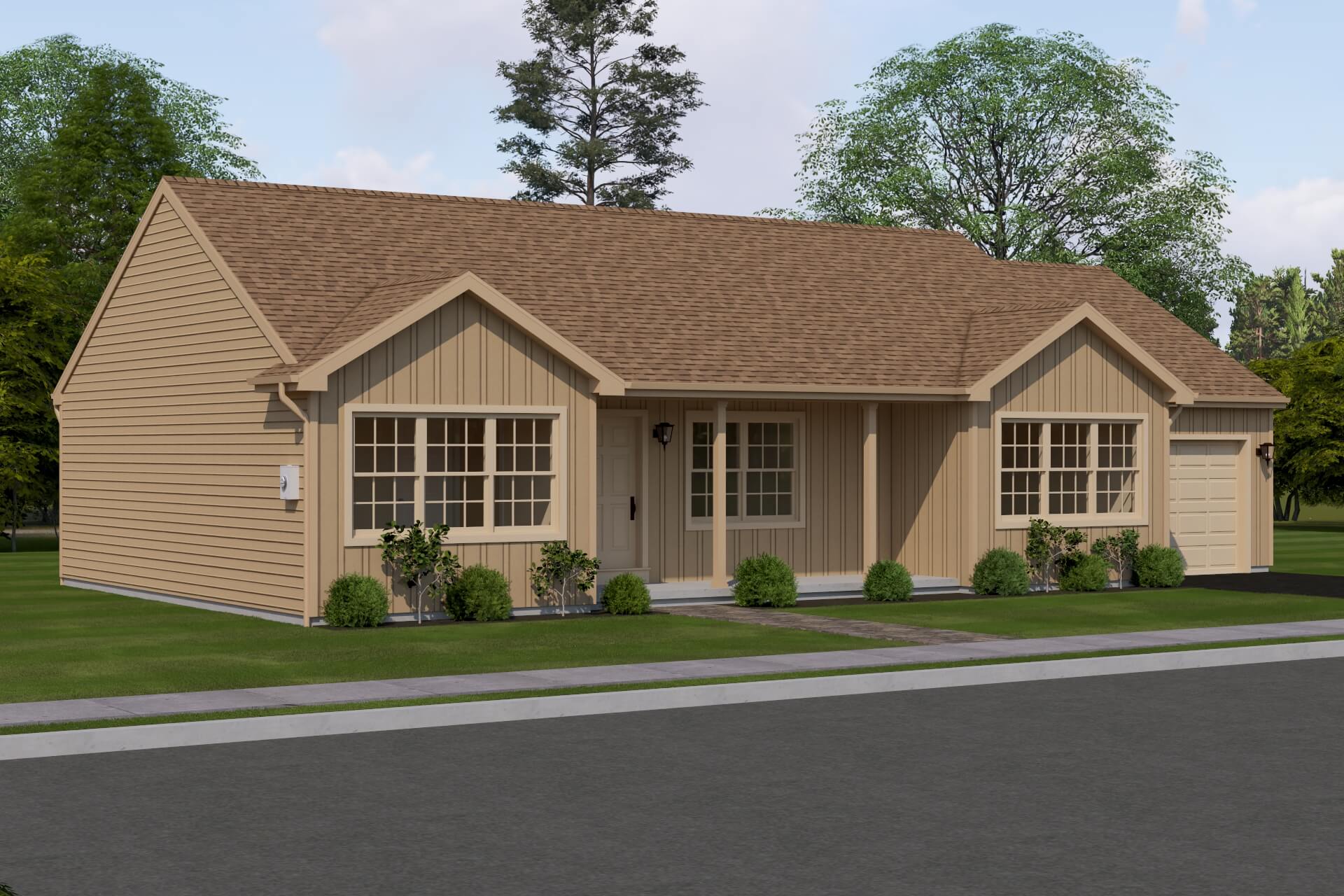 one story jonesboro house model