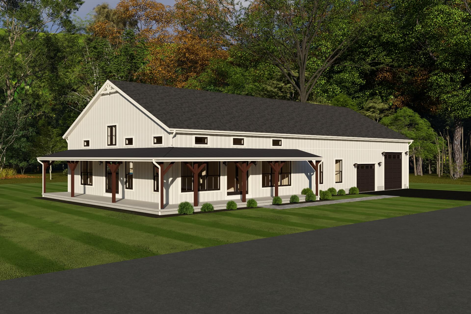 ambridge home plan 3d model