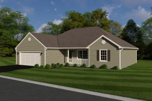belmont home floor plan 3d model