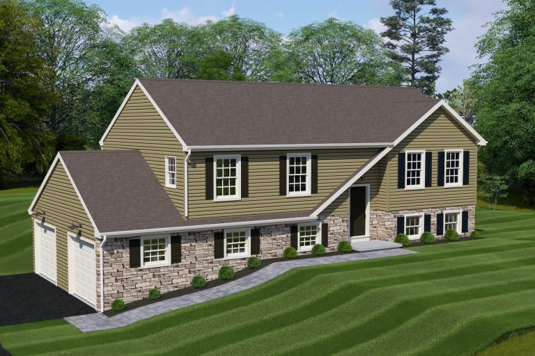 aerial view of the grandview 2 floor plan