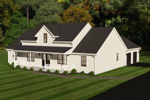 aerial view of the laurelton home model