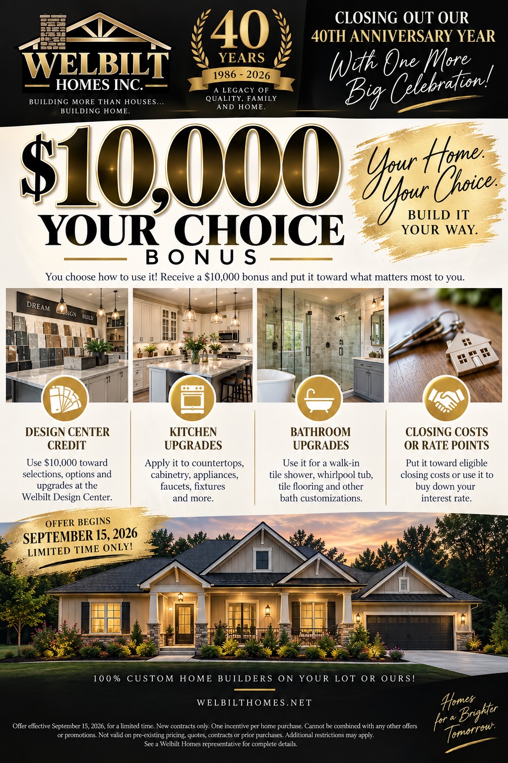 10k your choice bonus limited time offer